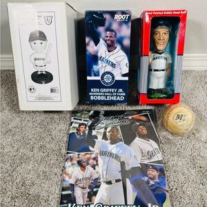 Mariners M’s Collection Ken Griffey Jr Hall Of FAME Bobblehead Vintage Baseball